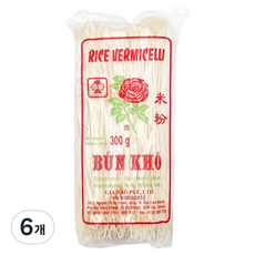 玫瑰牌 佳寶 越南春捲米線 烤肉米線 粉條, 300g, 6個
