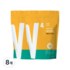 REBOW W4過碳酸鈉洗衣精補充包, 1kg, 8袋