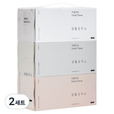 Saengong 生活工作所 美容面紙 2層 3款 x 220抽 組合, 2套