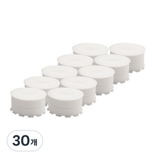 Mother SCENT 洗手台水龍頭過濾器替換濾芯 21mm, 30個, 無香味