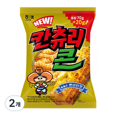 해태제과 뉴 칸츄리콘 콘버터맛, 90g, 2개