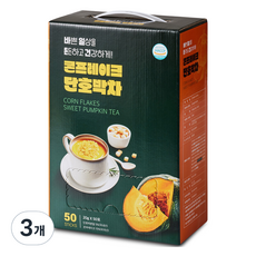 지노 콘프레이크 단호박차, 20g, 50개입, 3개