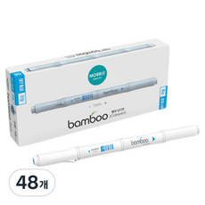 MORRIS 竹製雙頭水性彩色筆, 08 天藍色, 48個