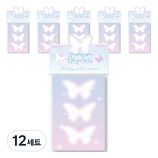 Maket Gamseong 夢想便條紙 5款 x 10p 套組, 蝴蝶天國, 12套