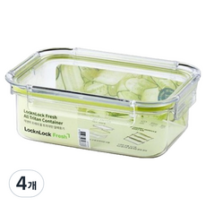 LocknLock 樂扣樂扣 All Tritan密封容器, 910ml, 4個