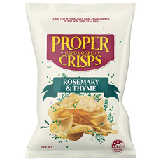 紐西蘭 Proper Crisps 迷迭香與百里香風味洋芋片, 150g, 1個