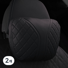 CRONICLE 全車款通用 Viver Premium 汽車頸枕, 黑色, 2個