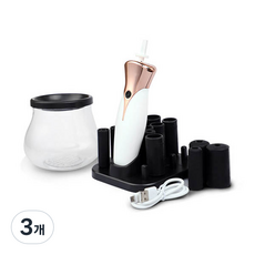 메디하임 메이크업 브러쉬 클리너 GBT-B01, 147g, 3개