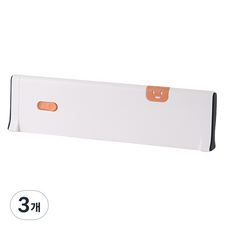 제이엠 슬라이딩 서랍칸막이 대형, 오렌지, 3개