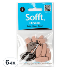 소프트 커버 No.3 Oval 62003, 6세트