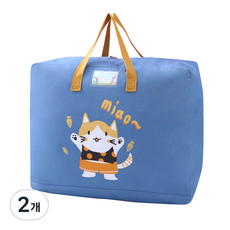 다용도 장난감 이불 캠핑용 가방 S, 고양이, 2개