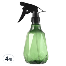 아티홈 다육 정원 물뿌리개 분무기 500mL, 그린, 4개
