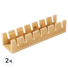 Khohimo 帽子收納整理展示架 5W0253, 2個, 原木