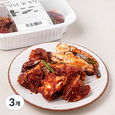 뚝딱포차 양념 꽃게장, 400g, 3개
