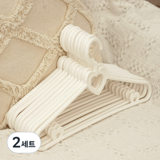 BONOHOUSE Bébé 嬰幼兒衣架, 2套, 愛心