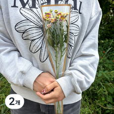 아르띠콜로 꽃 한송이 포장지 50p 스몰, 화이트, 2개