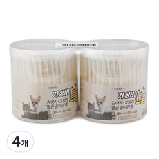 Gaseongbieuddeum 寵物滅菌紙棉花棒, 4個, 120入
