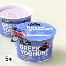 코우카키스 그릭요거트 블루베리 라즈베리, 150g, 5개