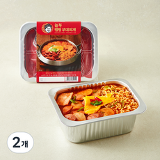 마이셰프 놀부 캠핑 부대찌개 2인분 밀키트, 497g, 2개