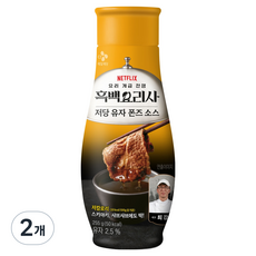 CJ제일제당 최강록셰프 저당 유자 폰즈 소스, 255g, 2개