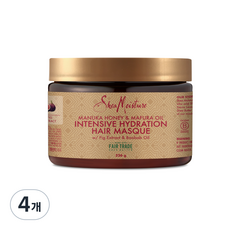 Shea Moisture 麥盧卡蜂蜜&馬芙油強效保濕髮膜, 4個, 326g