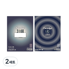 Formtec 地址用標籤紙 14格 100張 LS-3108+雷射噴墨標籤紙 1格 20張 LQ-3130組, 2套