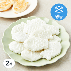 키친고메 굳지않는 백미 붕어떡 (냉동), 500g, 1개입, 2개