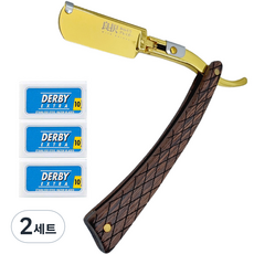 GREGER WILDBORBOR CLASSIC 單雙刃剃須刀 GR-BGD+DERBY 雙刃 30p 套組, 2組