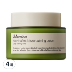 제이엠솔루션 어성초 모이스처 카밍 크림, 60ml, 4개