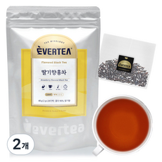 에버티 딸기향 가향 홍차 티백, 2g, 2개, 24개입
