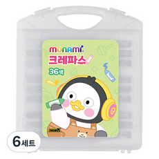 monAmi Pengsoo蠟筆 36種組, 6套, 36色