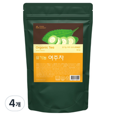 푸드버킷 볶은 유기농 여주차, 60g, 4개
