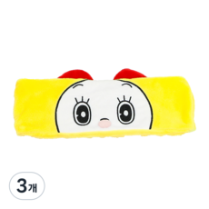 Doraemon 哆啦A夢 洗臉髮帶, 哆啦美, 3個
