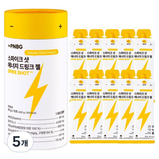Pnbg 豐年寶鑑 SPIKE SHOT 能量凝膠 10入, 5個, 400g