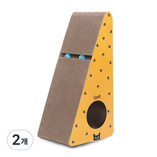 가또나인 킹삼각 기둥형 스크래쳐, 옐로, 2개