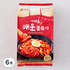 아워홈 매운쫄볶이, 470g, 6개