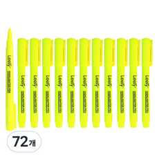 Artmoa 螢光筆, 72個, 黃色