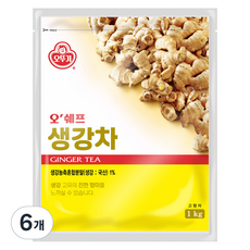 오뚜기 오쉐프 생강차, 1kg, 1개입, 6개