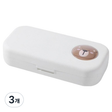 비투윈 실용적인 필통, 화이트, 3개