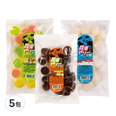 月島甲蟲 果凍 A-S630 25個*5包 寶寶健康零食首選, 綜合水果