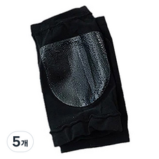 조인메이드 발꿈치 보습 실리콘 패드 블랙, 2개입, 5개