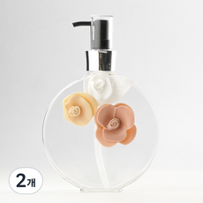 모나홈 로자르 다용도 디스펜서 공병 650ml, 투명, 2개