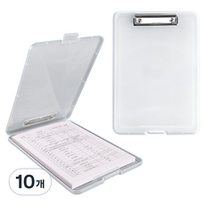 Elotems 收納型文件板夾 A4, 10個, 透明