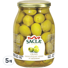 SACLA 無籽巨大綠橄欖, 950g, 5個