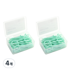 FaSoLa 초미세 치실 그린, 8cm, 50개입, 4개