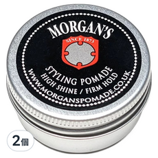 Morgan's Pomade 摩根氏 黑標 強力定型髮油, 15g, 2個