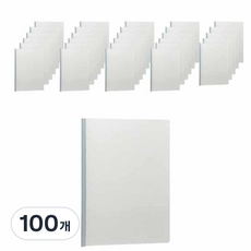 圓形壓條文件夾 6mm, 100個, 半透明