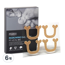 PINCHer 內嵌甲護理 PT-V3 貼片 52入, 6個