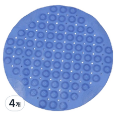 Global Pick 圓形腳底按摩墊 30 x 30 cm, 鈷藍色, 4個