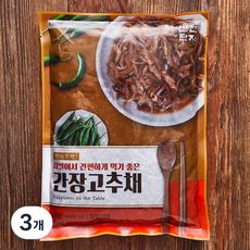반찬단지 간장고추채, 1kg, 3개